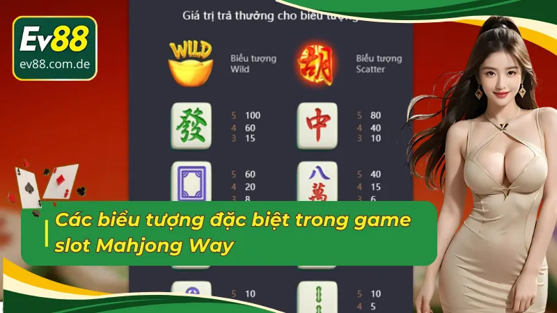 Các biểu tượng đặc biệt trong game slot Đường mạt chược